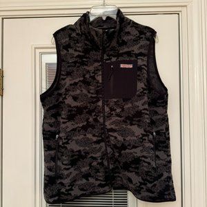 Vineyard Vines Camo Sherpa Harbor Vest